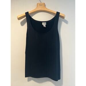 Chico's Black Sleeveless Blouse